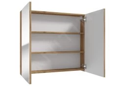 Kielle Vega - Spiegelkast, 80x73x15 Cm, Mat Goud Eiken 50118801 -Badkamer Paradijs f99c639e0ab431d489b36892