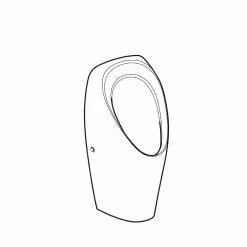 Geberit Urinoirs - Urinoir Tamina, Waterloos, Wit 116.141.00.1 -Badkamer Paradijs fa3847a217a119760f1932f4