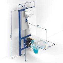 Villeroy & Boch O.novo - ViConnect Voorwandinstallatie Set, Toiletpot Inclusief Wcbril, DirectFlush, SoftClosing, E200 Spoelknop, Glanzend Chroom 5660D201 14 Villeroy & Boch O.novo - ViConnect Voorwandinstallatie Set, Toiletpot Inclusief Wcbril, DirectFlush, SoftClosing, E200 Spoelknop, Glanzend Chroom 5660D201 -Badkamer Paradijs fc35d9d70ae9bff32ef166f9